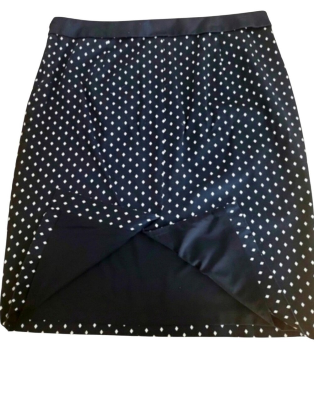 White House Black Market Black & White Diamond Print Skirt – Size 12 - Picture 6 of 8